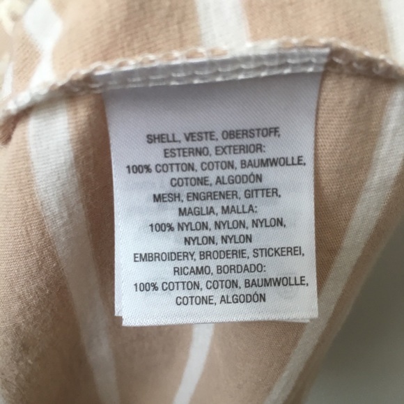 Anthropologie Postmark Nautique Striped Lace Tank - Picture 8 of 8